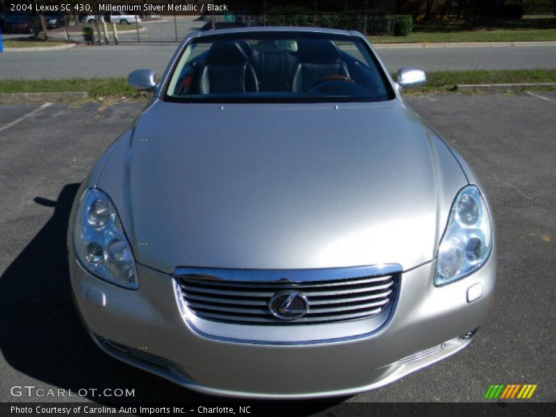 Millennium Silver Metallic / Black 2004 Lexus SC 430
