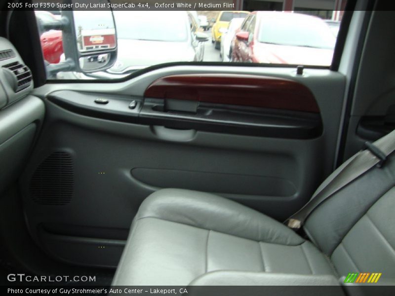 Oxford White / Medium Flint 2005 Ford F350 Super Duty Lariat SuperCab 4x4