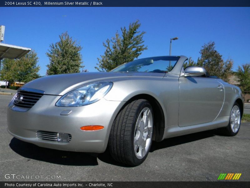 Millennium Silver Metallic / Black 2004 Lexus SC 430