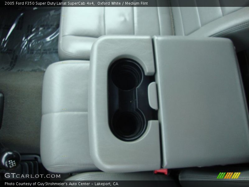Oxford White / Medium Flint 2005 Ford F350 Super Duty Lariat SuperCab 4x4