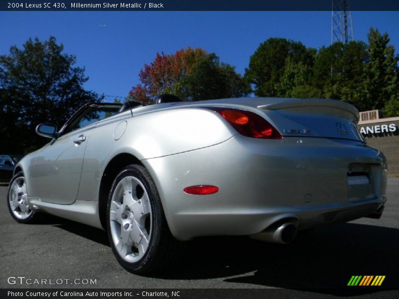 Millennium Silver Metallic / Black 2004 Lexus SC 430