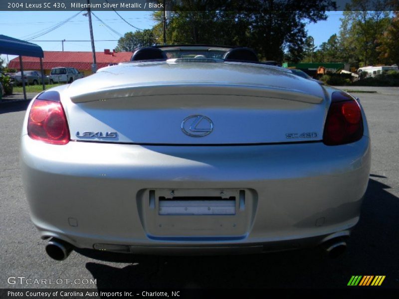 Millennium Silver Metallic / Black 2004 Lexus SC 430