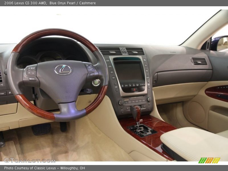 Blue Onyx Pearl / Cashmere 2006 Lexus GS 300 AWD