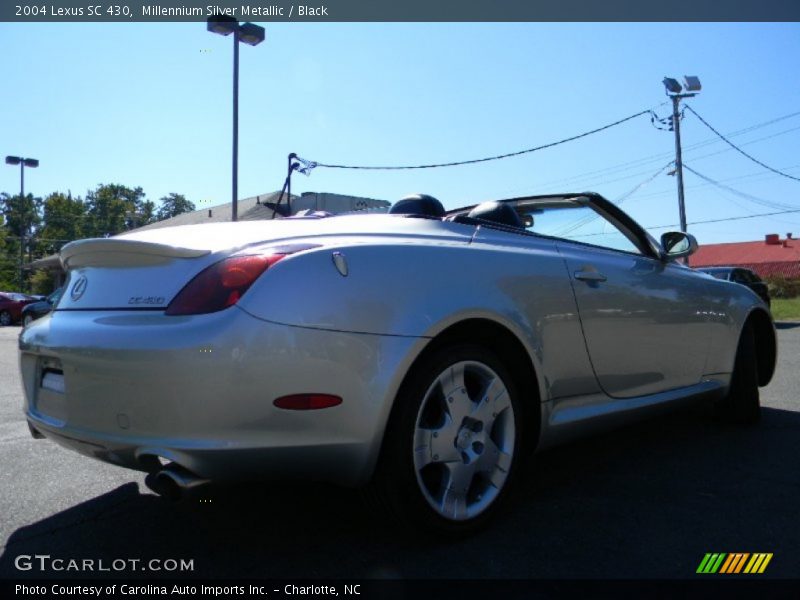 Millennium Silver Metallic / Black 2004 Lexus SC 430