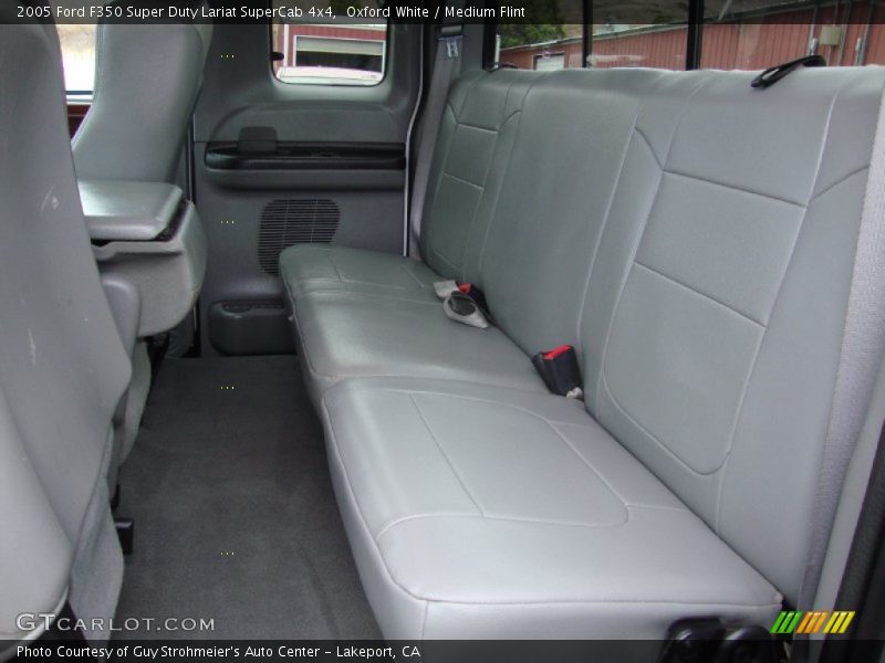 Oxford White / Medium Flint 2005 Ford F350 Super Duty Lariat SuperCab 4x4