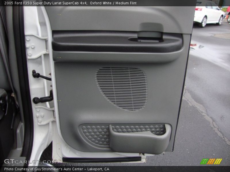 Oxford White / Medium Flint 2005 Ford F350 Super Duty Lariat SuperCab 4x4