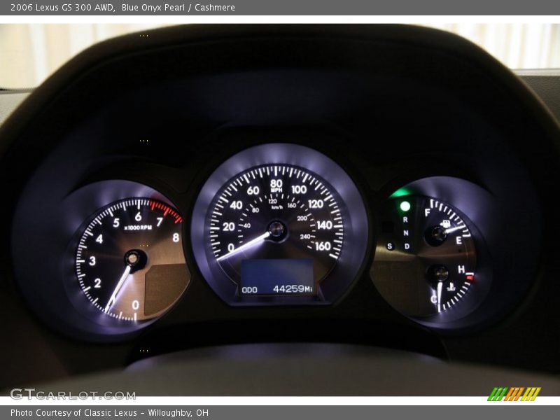Blue Onyx Pearl / Cashmere 2006 Lexus GS 300 AWD