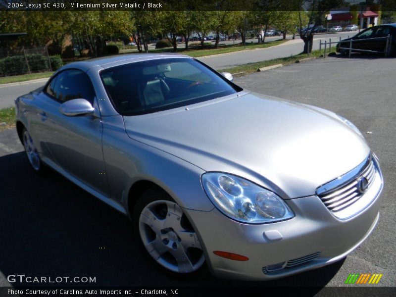 Millennium Silver Metallic / Black 2004 Lexus SC 430
