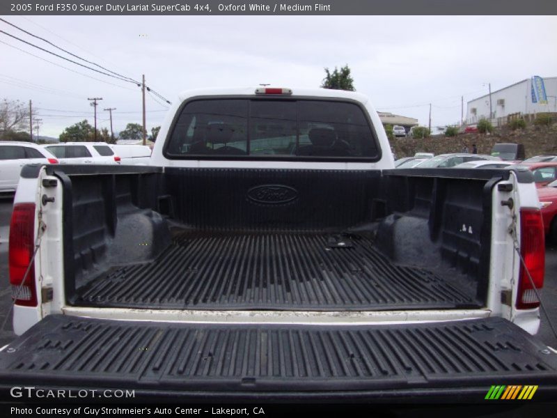 Oxford White / Medium Flint 2005 Ford F350 Super Duty Lariat SuperCab 4x4
