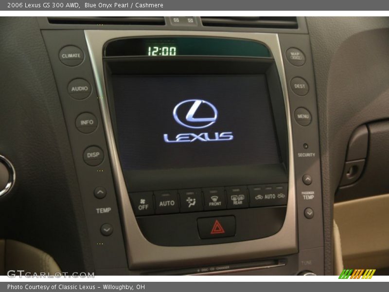 Blue Onyx Pearl / Cashmere 2006 Lexus GS 300 AWD