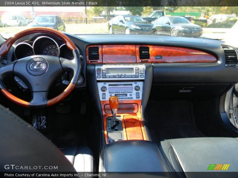 Millennium Silver Metallic / Black 2004 Lexus SC 430