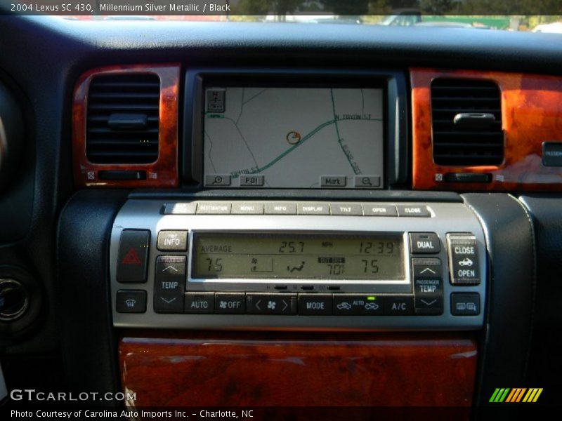 Millennium Silver Metallic / Black 2004 Lexus SC 430