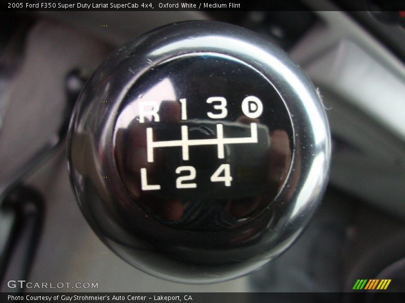 Oxford White / Medium Flint 2005 Ford F350 Super Duty Lariat SuperCab 4x4