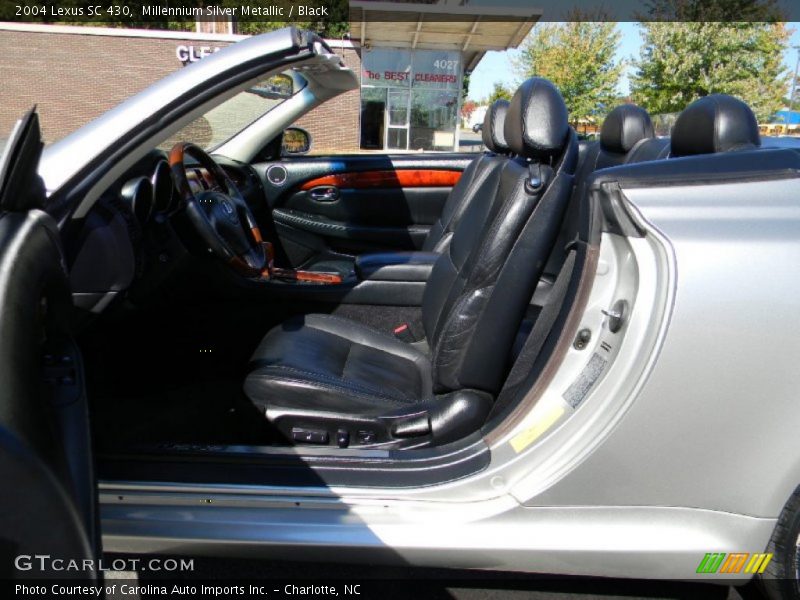 Millennium Silver Metallic / Black 2004 Lexus SC 430