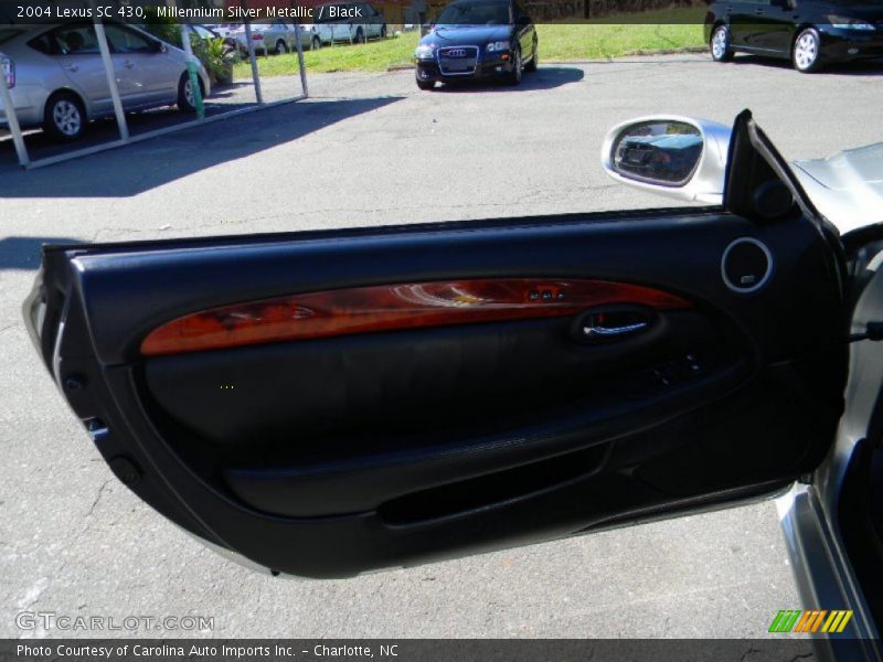 Millennium Silver Metallic / Black 2004 Lexus SC 430