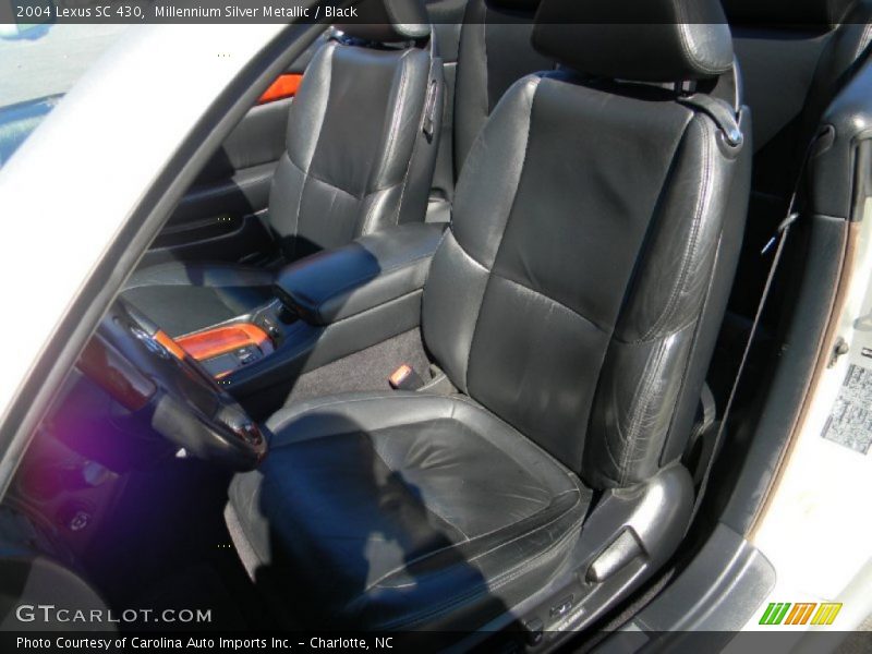 Millennium Silver Metallic / Black 2004 Lexus SC 430