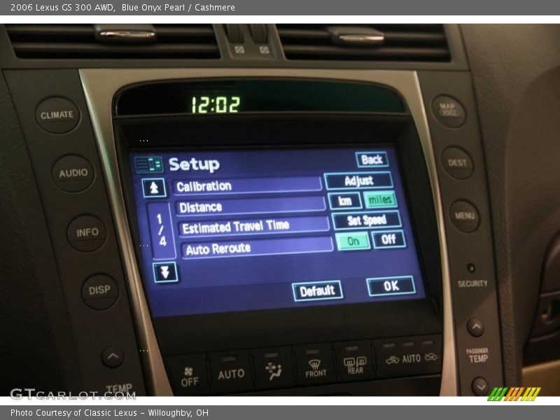 Blue Onyx Pearl / Cashmere 2006 Lexus GS 300 AWD