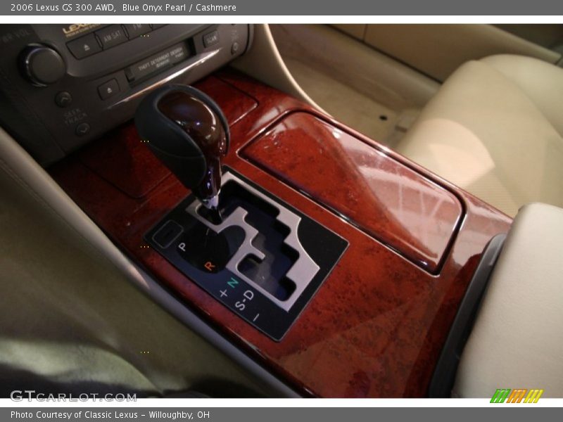 Blue Onyx Pearl / Cashmere 2006 Lexus GS 300 AWD