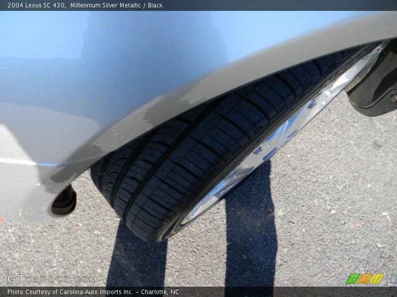 Millennium Silver Metallic / Black 2004 Lexus SC 430
