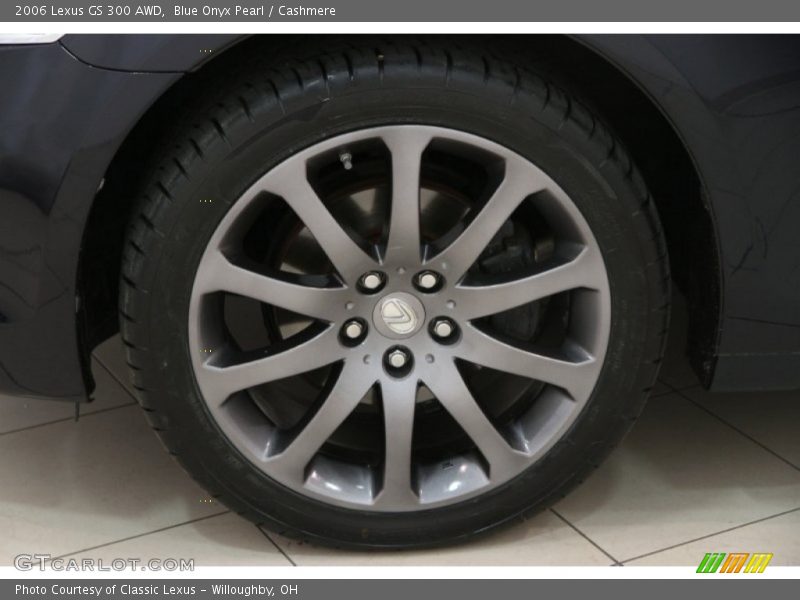 Blue Onyx Pearl / Cashmere 2006 Lexus GS 300 AWD
