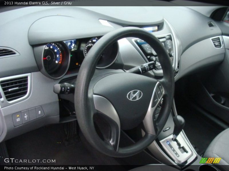 Silver / Gray 2013 Hyundai Elantra GLS