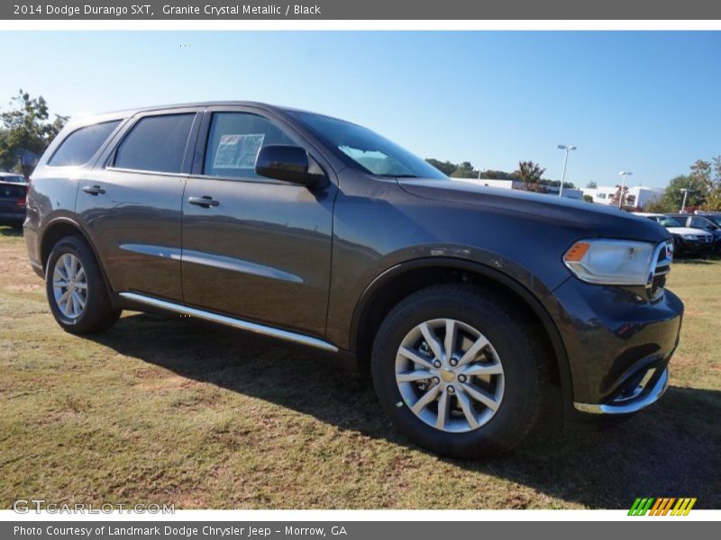 Granite Crystal Metallic / Black 2014 Dodge Durango SXT