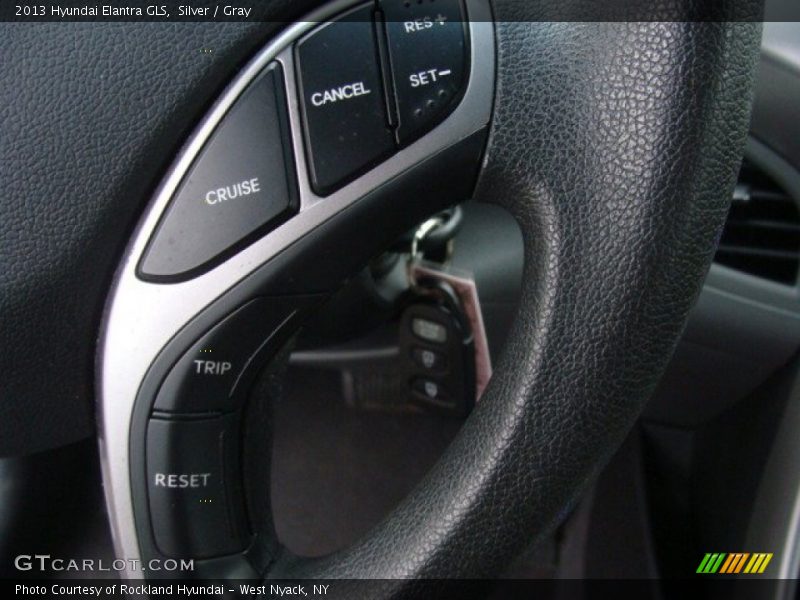 Silver / Gray 2013 Hyundai Elantra GLS