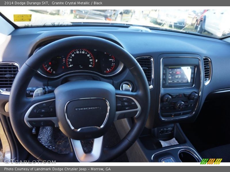 Granite Crystal Metallic / Black 2014 Dodge Durango SXT