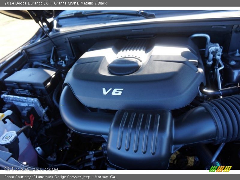 Granite Crystal Metallic / Black 2014 Dodge Durango SXT
