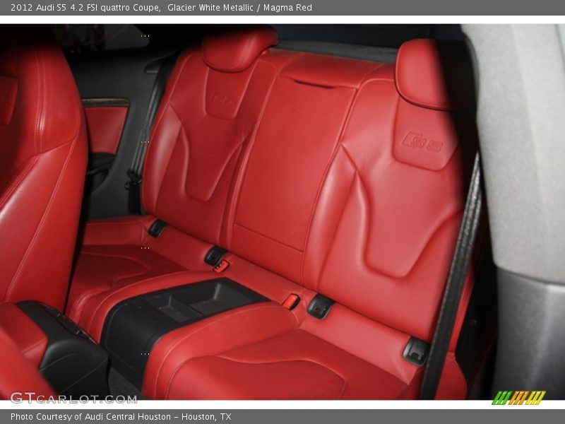 Glacier White Metallic / Magma Red 2012 Audi S5 4.2 FSI quattro Coupe