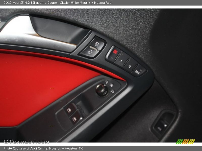 Glacier White Metallic / Magma Red 2012 Audi S5 4.2 FSI quattro Coupe