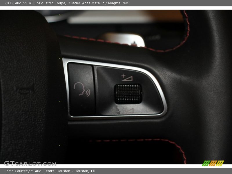 Glacier White Metallic / Magma Red 2012 Audi S5 4.2 FSI quattro Coupe