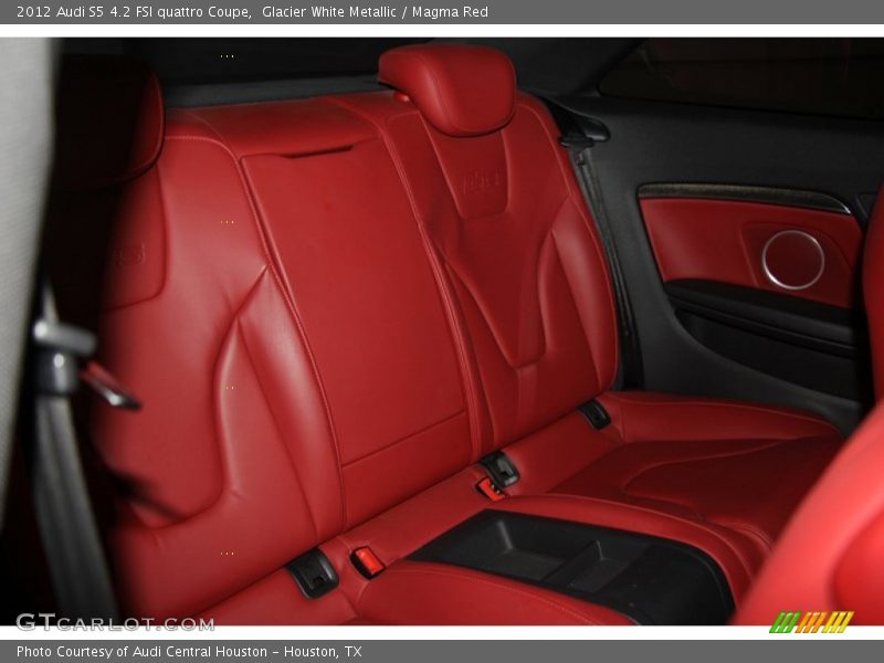 Glacier White Metallic / Magma Red 2012 Audi S5 4.2 FSI quattro Coupe