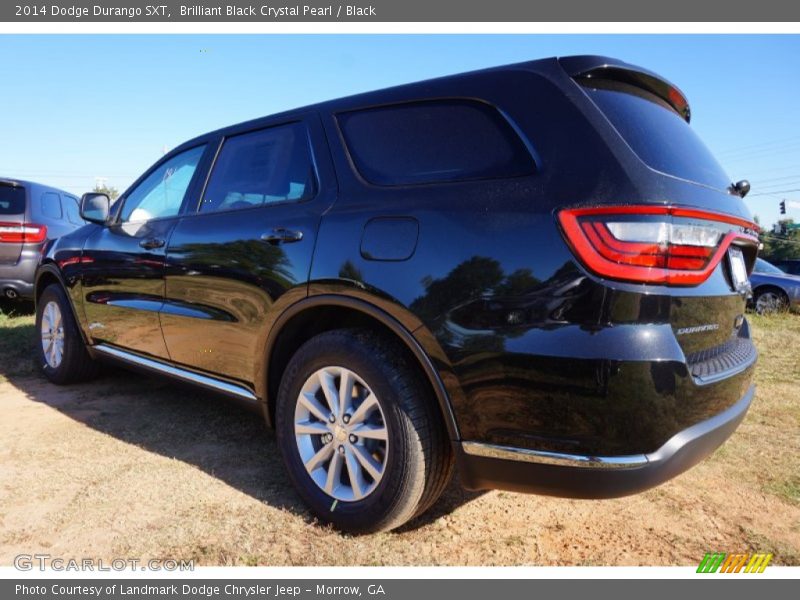 Brilliant Black Crystal Pearl / Black 2014 Dodge Durango SXT