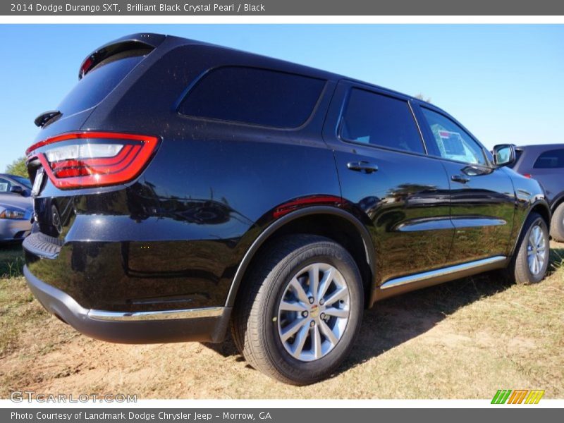 Brilliant Black Crystal Pearl / Black 2014 Dodge Durango SXT