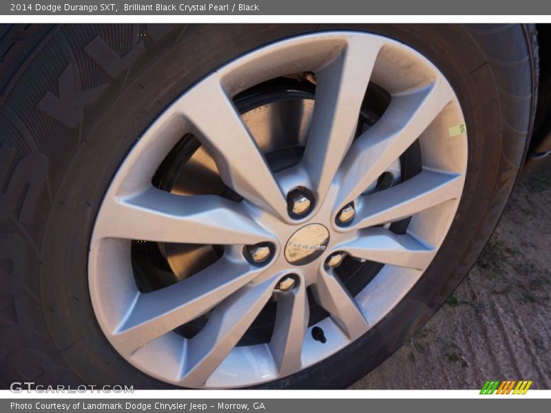 Brilliant Black Crystal Pearl / Black 2014 Dodge Durango SXT