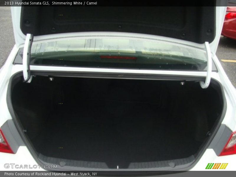 Shimmering White / Camel 2013 Hyundai Sonata GLS