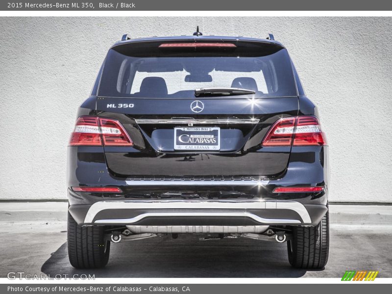 Black / Black 2015 Mercedes-Benz ML 350