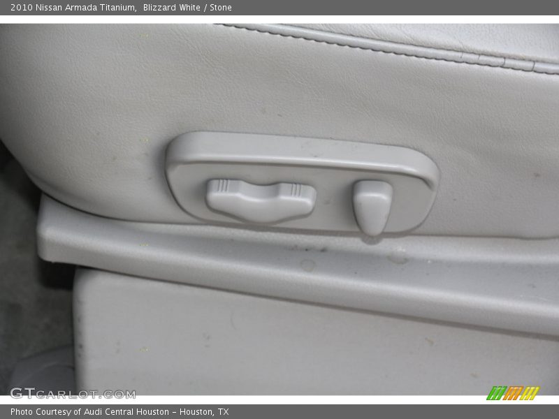 Blizzard White / Stone 2010 Nissan Armada Titanium