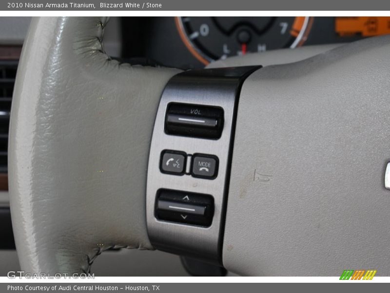 Blizzard White / Stone 2010 Nissan Armada Titanium