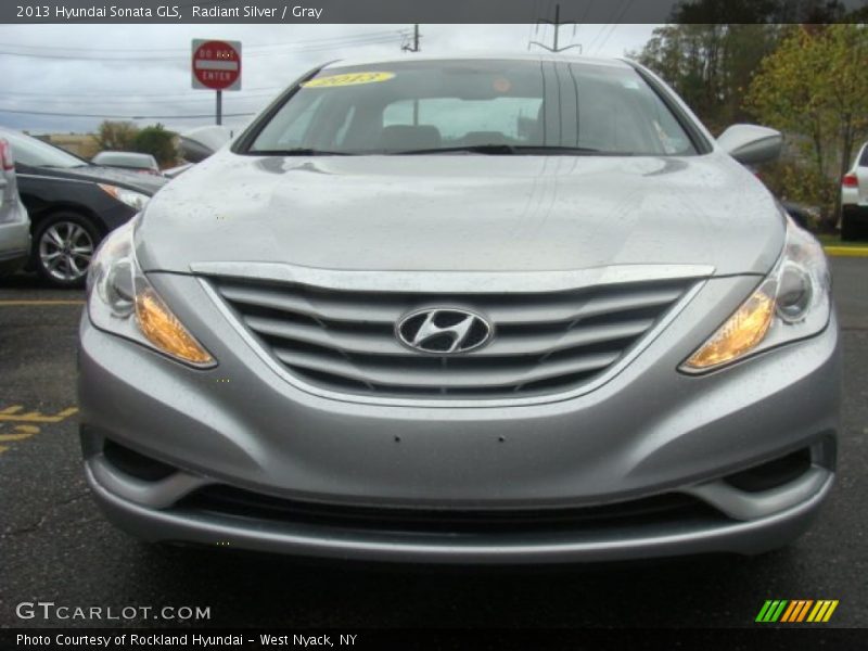 Radiant Silver / Gray 2013 Hyundai Sonata GLS