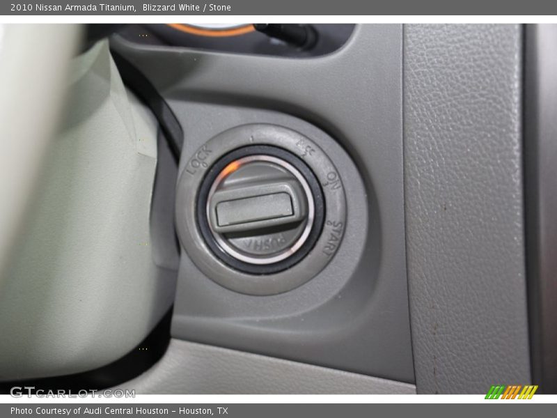 Blizzard White / Stone 2010 Nissan Armada Titanium