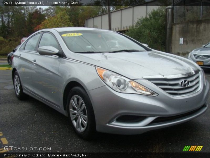 Radiant Silver / Gray 2013 Hyundai Sonata GLS
