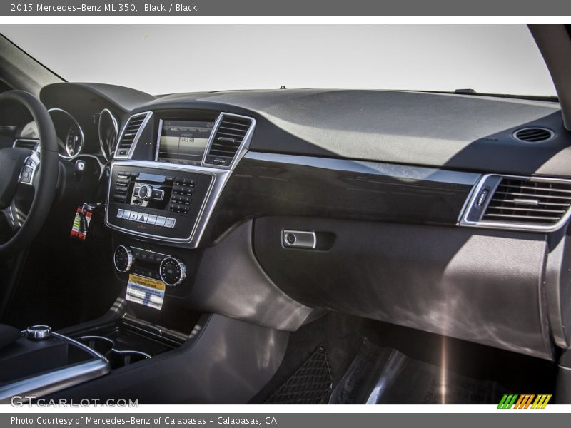 Black / Black 2015 Mercedes-Benz ML 350