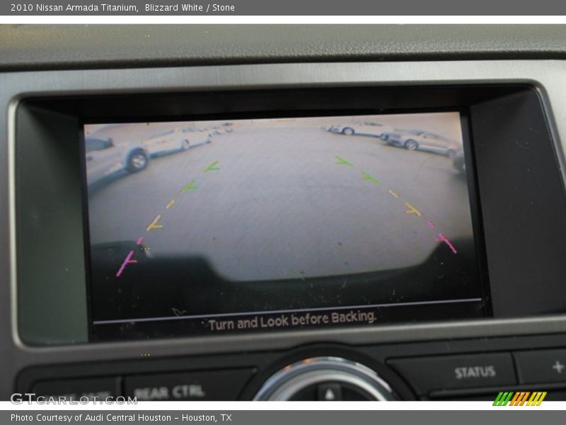 Blizzard White / Stone 2010 Nissan Armada Titanium