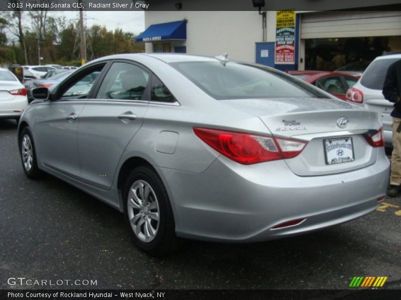 Radiant Silver / Gray 2013 Hyundai Sonata GLS