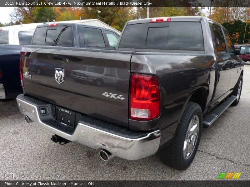 Maximum Steel Metallic / Black/Diesel Gray 2015 Ram 1500 SLT Crew Cab 4x4