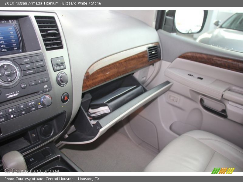 Blizzard White / Stone 2010 Nissan Armada Titanium