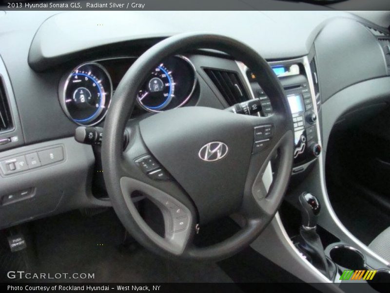 Radiant Silver / Gray 2013 Hyundai Sonata GLS