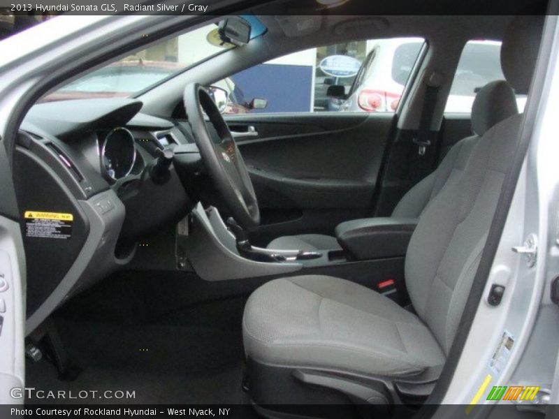 Radiant Silver / Gray 2013 Hyundai Sonata GLS